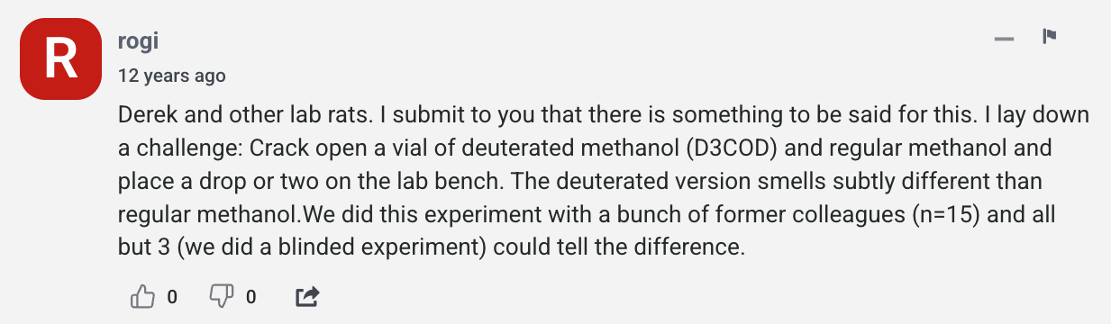 DeuteratedMethanolExperiment